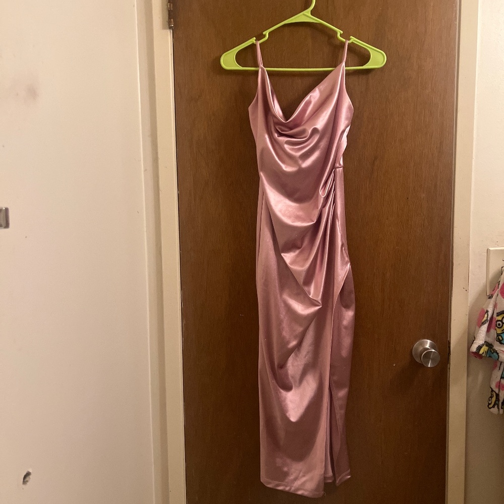 silk dress